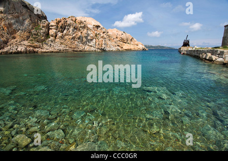 Cava Francese Museum, La Maddalena, Olbia - Tempio Bezirk, Sardinien, Italien, Europa Stockfoto