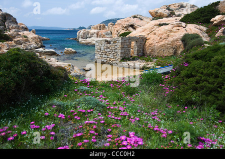 Cava Francese Museum, La Maddalena, Olbia - Tempio Bezirk, Sardinien, Italien, Europa Stockfoto