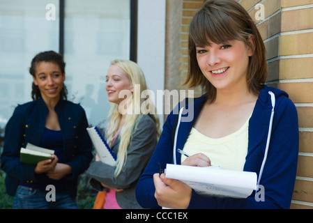 Weibliche College-Student, portrait Stockfoto