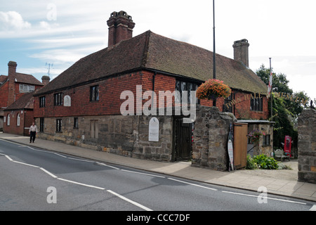 Außenansicht von der Schlacht Heimatmuseum in Battle, East Sussex, UK. Stockfoto