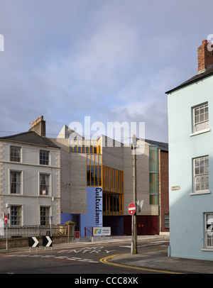 Irische Sprache und kulturelles Zentrum, Derry, Vereinigtes Königreich, Architekt O' Donnell und Tuomey, 2009 Stockfoto