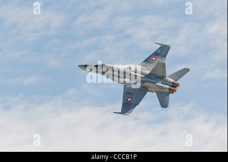 Schweizer F/A-18 Hornet Stockfoto