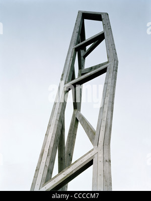 Obelisk, Schloss Carey, Vereinigtes Königreich, 2002 Obelisk, Schloss Carey, Vereinigtes Königreich, 2002 Stockfoto