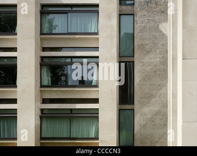Powell und Moya'' S Blue Boar Quad in Christ Church, Oxford University, Grade Ii aufgeführten Status gewonnen hat. Erbe-Minister Andrew Stockfoto