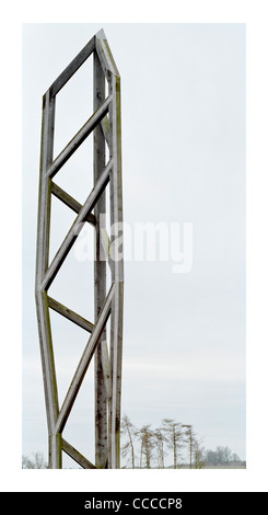 Obelisk Burg Carey Vereinigtes Königreich Peter Smithson 2002 Stockfoto