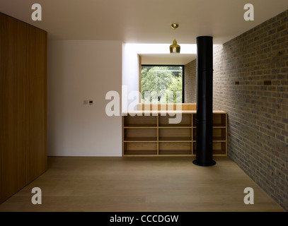 HAUS AM KINGS GROVE-DUGGAN MORRIS ARCHITEKTEN-LONDON-MAIN SCHLAFZIMMER Stockfoto