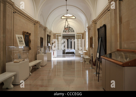 Halle in Brooklyns historischen Plymouth Kirche Anzeige Bilder und Artefakte. Stockfoto