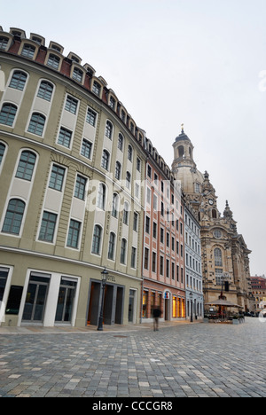 Kirche unserer lieben Frau-Frauenkirche Dresden Sachsen Deutschland Stockfoto