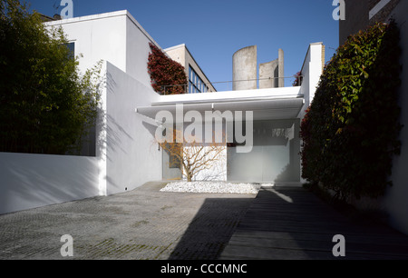 Seth Stein Architekten-Kelso Platz - London-2011-Eingang anzeigen Stockfoto