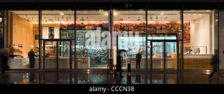 Befindet sich In London eine neue Änderung im Schatten der St. Pauls, dieses neue Projekt zwischen Köchen Jamie Oliver und Adam Perry Lang Stockfoto