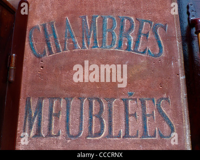 Detail von der Außenseite der Auberge Ravoux, Auvers-Sur-Oise, wo Vincent Van Gogh 1890 Frankreich starb Stockfoto