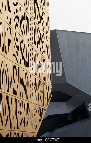 Das Design von den polnischen Pavillon wurde von jungen Künstlern aus der Warschauer Studio Wwa Architekten erstellt. Das Grundmotiv des die Stockfoto