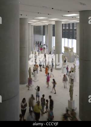 Neue Akropolis-Museum, Athen, Griechenland - archaische Galerie Stockfoto