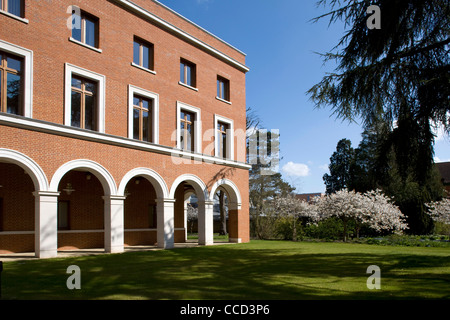 Bestandteil eines langfristigen Plans für die Selwyn College Website, St Anns Court Houses Admin und Zimmer. Stockfoto