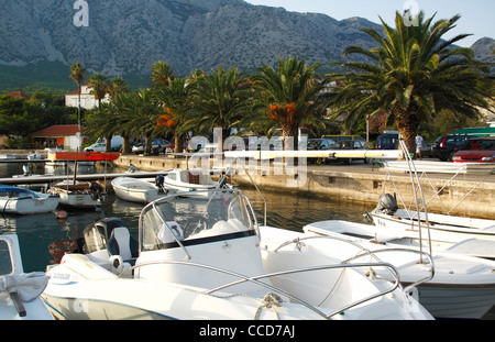 Hafen und Marina in Orebic, Kroatien Stockfoto