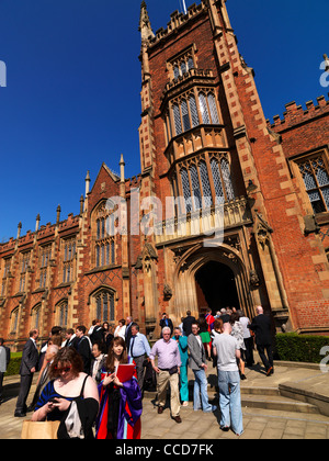 Königin Universität Promotionen, Belfast, Nordirland Stockfoto