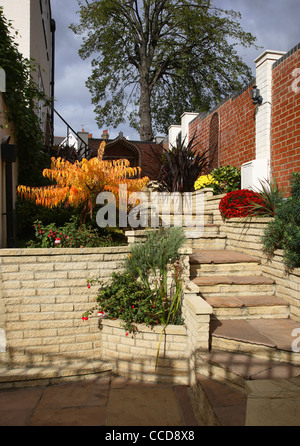 North Lodge, Chiswick, London, UK, 2009, Blick auf Garten Stockfoto