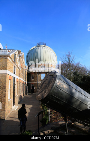 Vereinigtes Königreich South London Greenwich Observatorium Flamsteed house Stockfoto