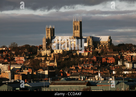 Kathedrale von Lincoln, Lincoln, Lincolnshire, England Stockfoto