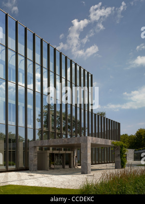 Britische Botschaft, Tony Fretton Architekten, Warschau, Polen, 2009. Stockfoto