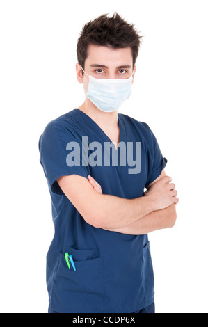 Arzt tragen Maske Stockfoto