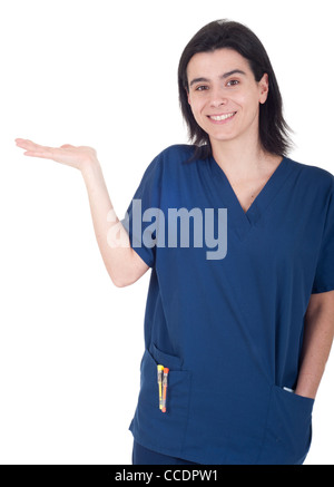 Arzt mit Textfreiraum Stockfoto