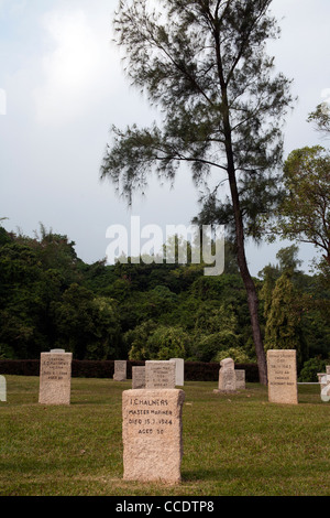 Stanley Militärfriedhof, St Stephens Bucht in Stanley, Hong Kong Auto China Stockfoto