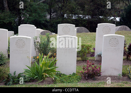 Stanley Militärfriedhof, St Stephens Bucht in Stanley, Hong Kong Auto China Stockfoto