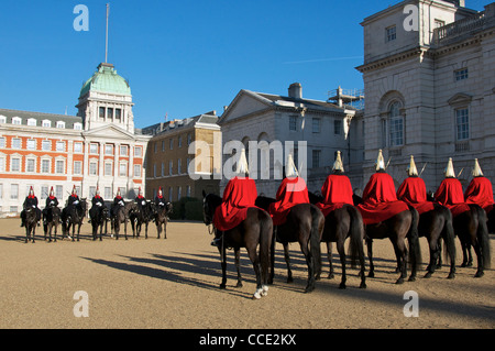 Die Wachablösung Horse Guards Parade London England Stockfoto