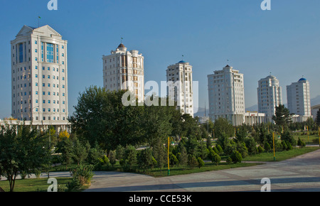 Weißer Marmor Gebäude, Aschgabat, Turkmenistan, Oktober 2011 Stockfoto