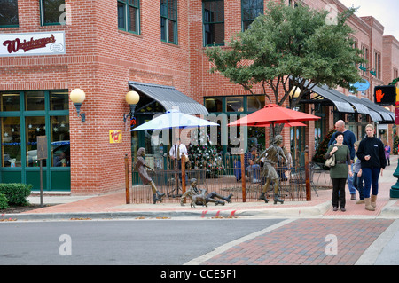 Geschäfte in Grapevine, Texas, USA Stockfoto