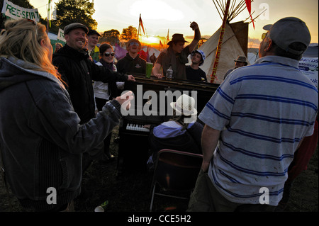 Glastonbury Musikfestival 2011, Glastonbury, Pilton, Somerset Stockfoto