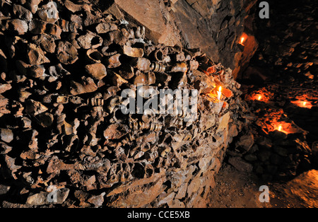 Banwell Knochen Höhle, wissenschaftlichen Standort nahe dem Dorf Banwell, North Somerset, England Stockfoto