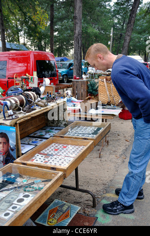 Ersten Montag Fachbesuchertage Flohmarkt in Canton, Texas, USA - älteste und größte Flohmarkt in den USA Stockfoto