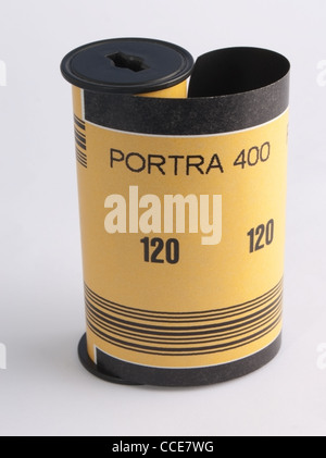 Kodak-120 Mittelformat-Farbfilm Stockfoto