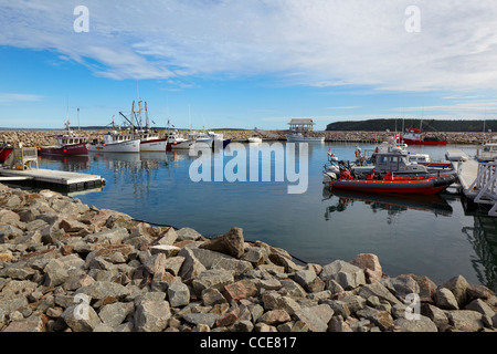 Havre-Saint-Pierre Port, Duplessis, Quebec, Kanada Stockfoto