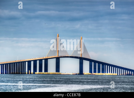 Sunshine Skyway in St. Petersburg, Florida Stockfoto