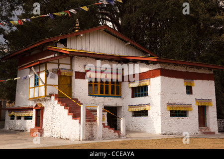 Indien, Arunachal Pradesh, Tawang, Ugyenling Tempel, Geburtsort des Tsangyang Gyatso, 6. Dalai Lama Stockfoto