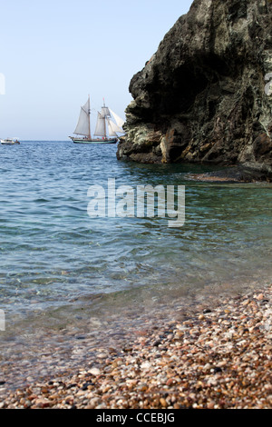 Spiaggia Delle Viste in Portoferraio, Insel Elba, Italien. Stockfoto