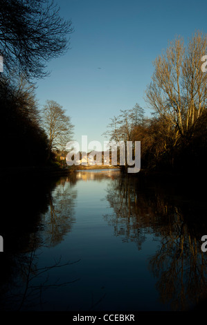 Fluß Wansbeck, Morpeth Stockfoto