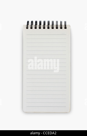 Blankopapier Spirale Stockfoto