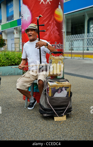 Straße Entertainer, Singapur. Stockfoto