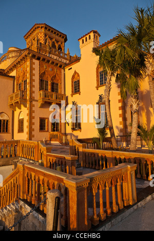 Ca' d'Zan, Sarasota, Florida Villa Baujahr 1924-1926 von John Ringling, Gründer des Ringling Brothers Zirkus Stockfoto