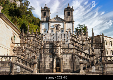 Nossa Senhora da Peneda Heiligtum, Peneda Geres Nationalpark, Portugal Stockfoto