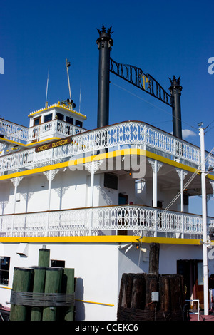 Riverboat angedockt am Potomac in Alexandria, Virginia Stockfoto