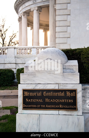Die Töchter des National Headquarters der Amerikanischen Revolution. DAR Constitution Hall in Washington DC. Stockfoto