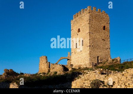 Castello di Cefala Diana Burg, Palermo, Sizilien, Italien, Europa Stockfoto