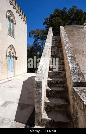 Das Schloss von Donnafugata, befindet sich in der Nähe Santa Croce Camerina, Ragusa, Sizilien, Italien, Europa Stockfoto