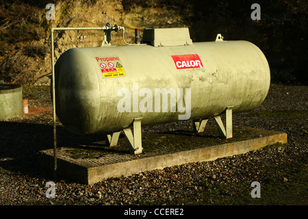 Inländische Calor Gas-Tank Stockfoto