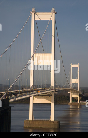 ersten Severn-Brücke und Flussüberquerung an Aust eröffnet von der Königin im Jahre 1966 Stockfoto